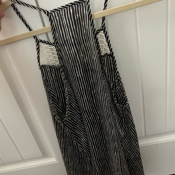 Navy and white striped tank - Picture 2 of 3